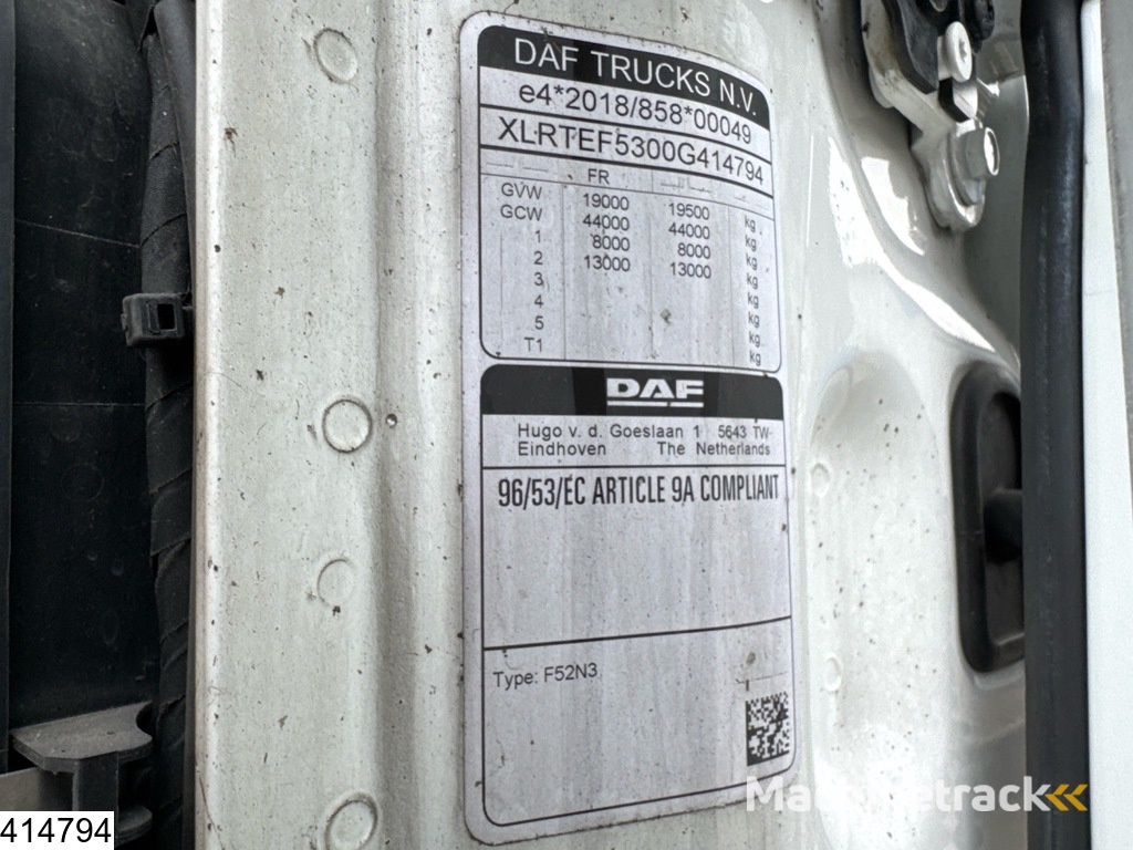 DAF XF 480 EURO 6, Standairco