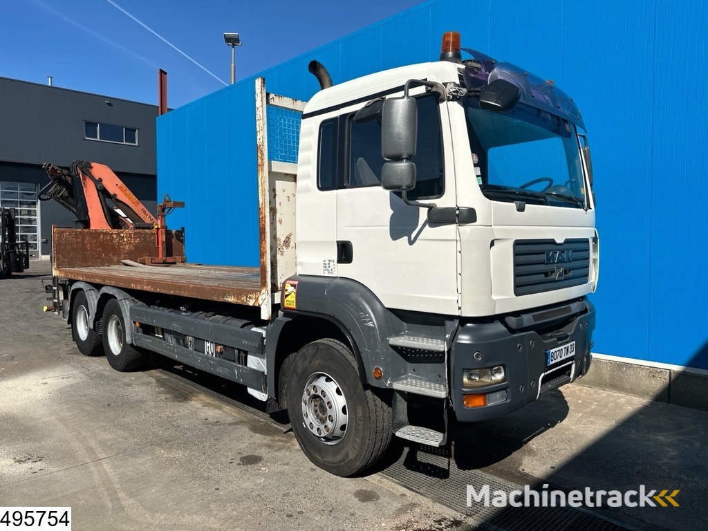 MAN TGA 26 360 6X4, Manual,  Steel suspension, Palfinger