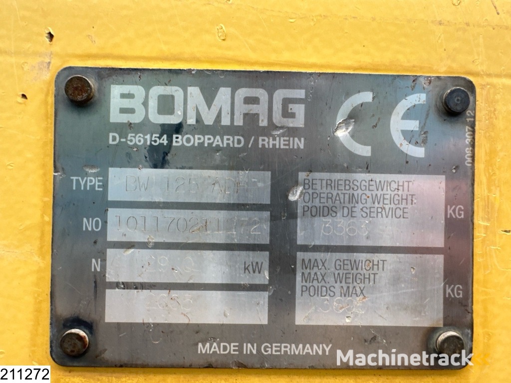 Bomag BW 125 381h, 29kW