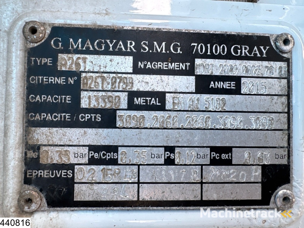 DAF LF 280 EURO 6, Manual, 13,390 litres, 5 Comp.