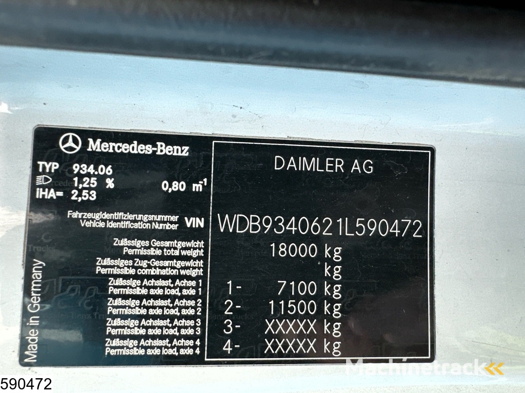 Mercedes Actros 1844 EURO 5, Standairco