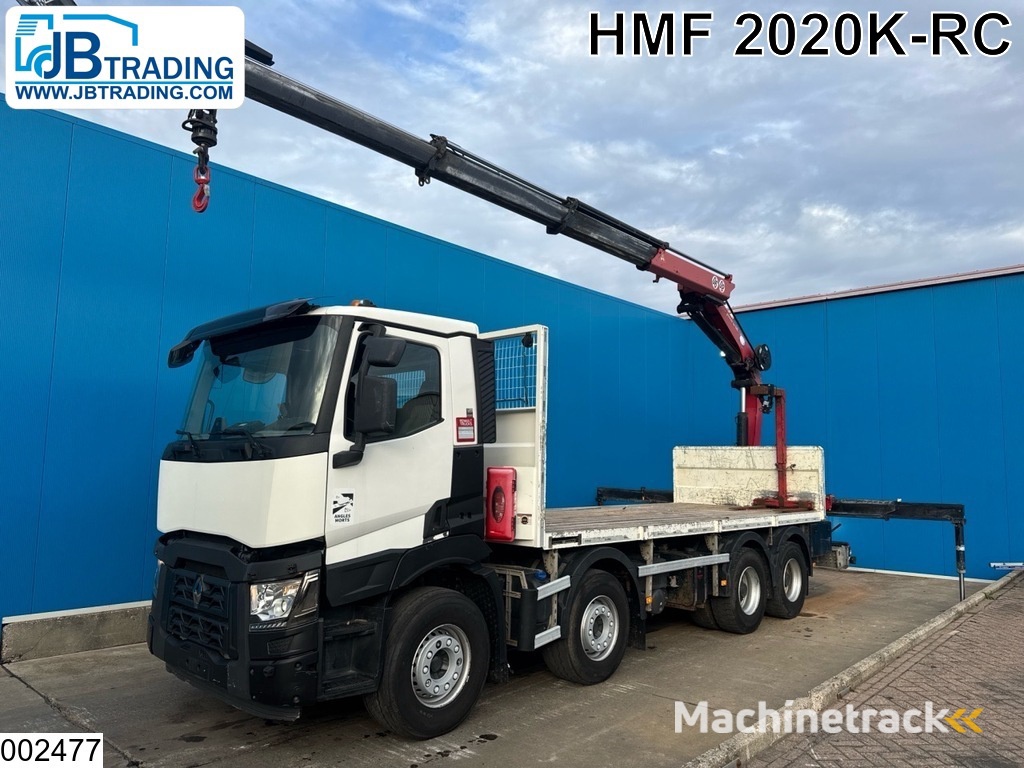 Renault C 440 8x4, EURO 6, HMF, Remote