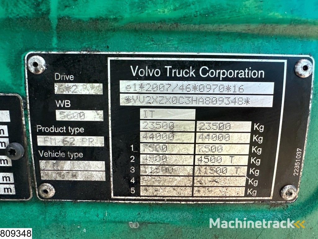 Volvo FM 450 EURO 6, Retarder, Standairco