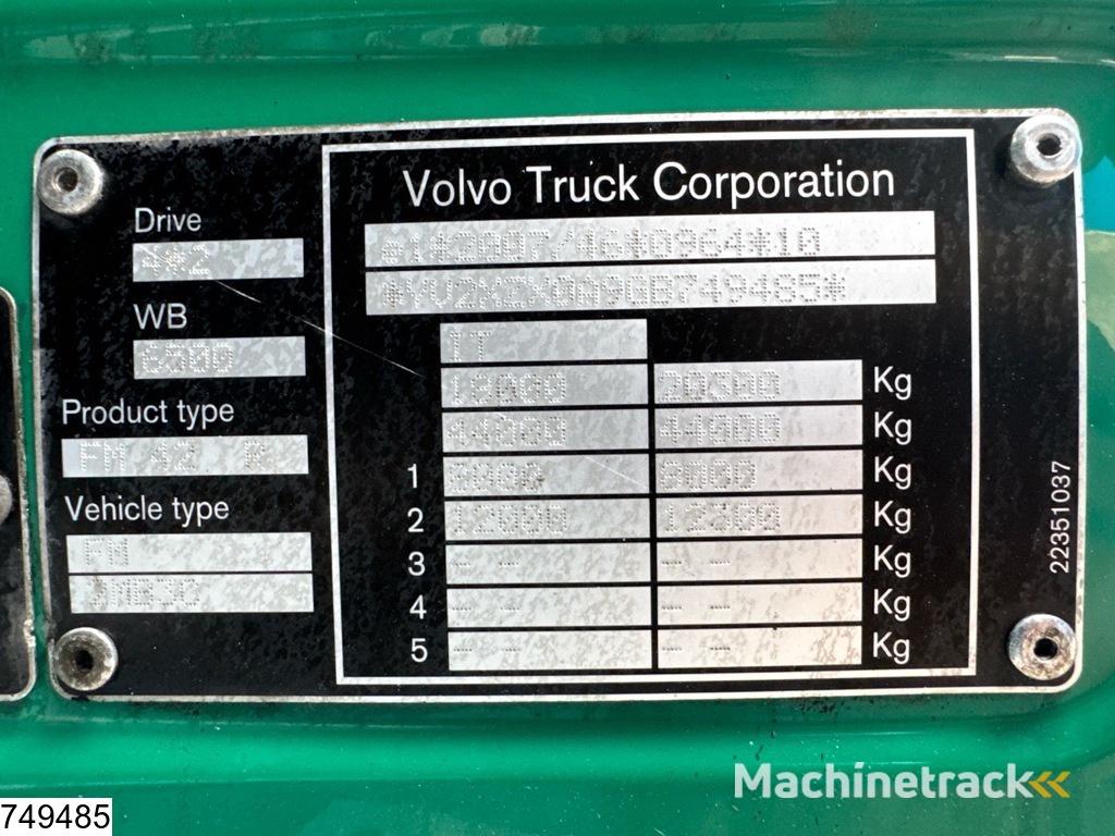 Volvo FM 450 6x2, EURO 6, Hydraulic