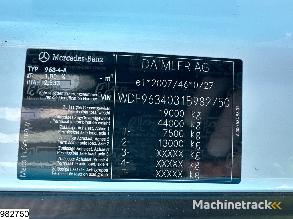 Mercedes Actros 1845 EURO 6, Retarder