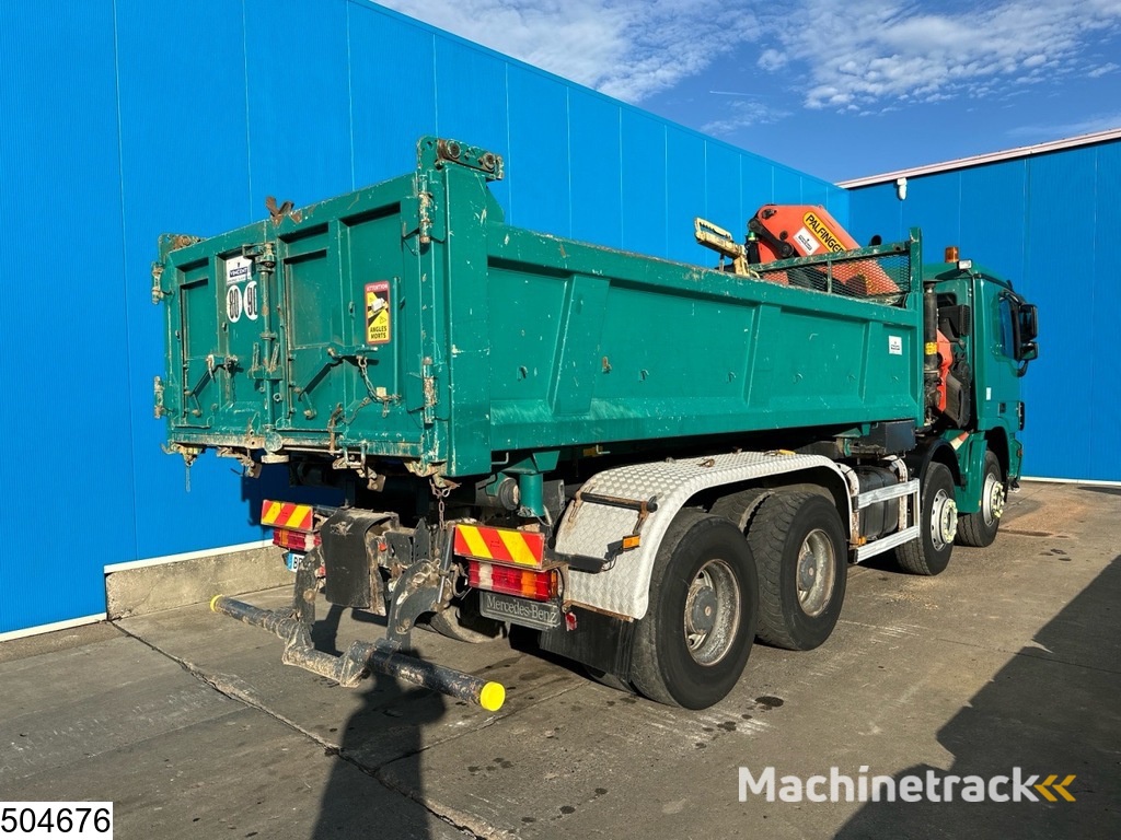 Mercedes Actros 4151 8x4, EURO 5, V8, Palfinger, Remote