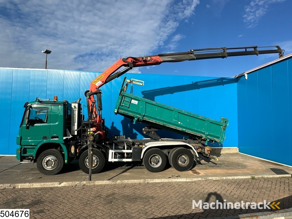 Mercedes Actros 4151 8x4, EURO 5, V8, Palfinger, Remote