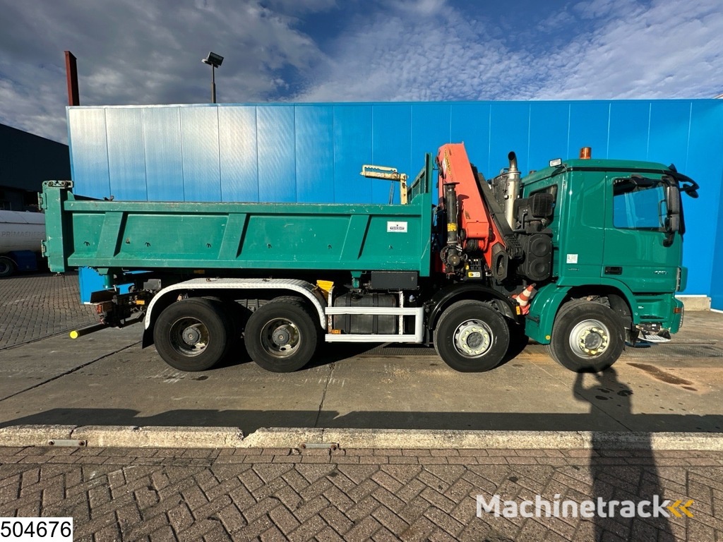 Mercedes Actros 4151 8x4, EURO 5, V8, Palfinger, Remote