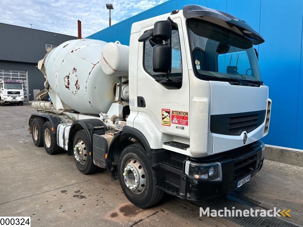 Renault Kerax 410 Dxi 8X4, EURO 4, IMER, 9m3, Manual