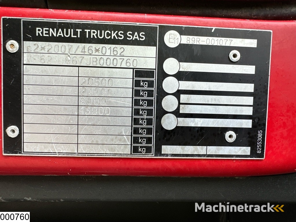 Renault C 280 EURO 6, Palfinger, Remote, Leaf spring