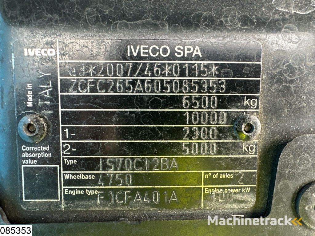 Iveco Daily 65-140 CNG EURO 6, CNG