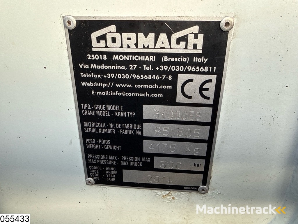 MAN TGX 26 440 6x2. EURO 6, Gormach, Remote, Retarder