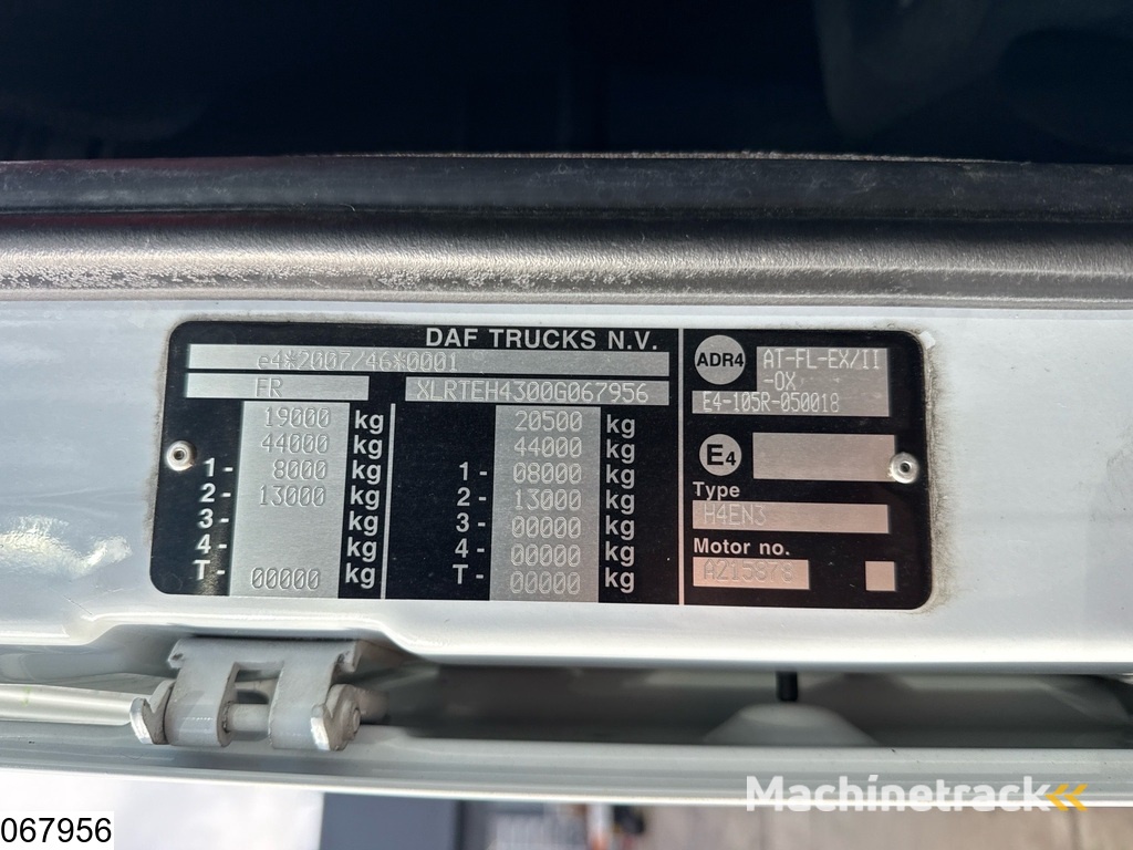 DAF XF 460 EURO 6, Standairco, Blower, Compressor