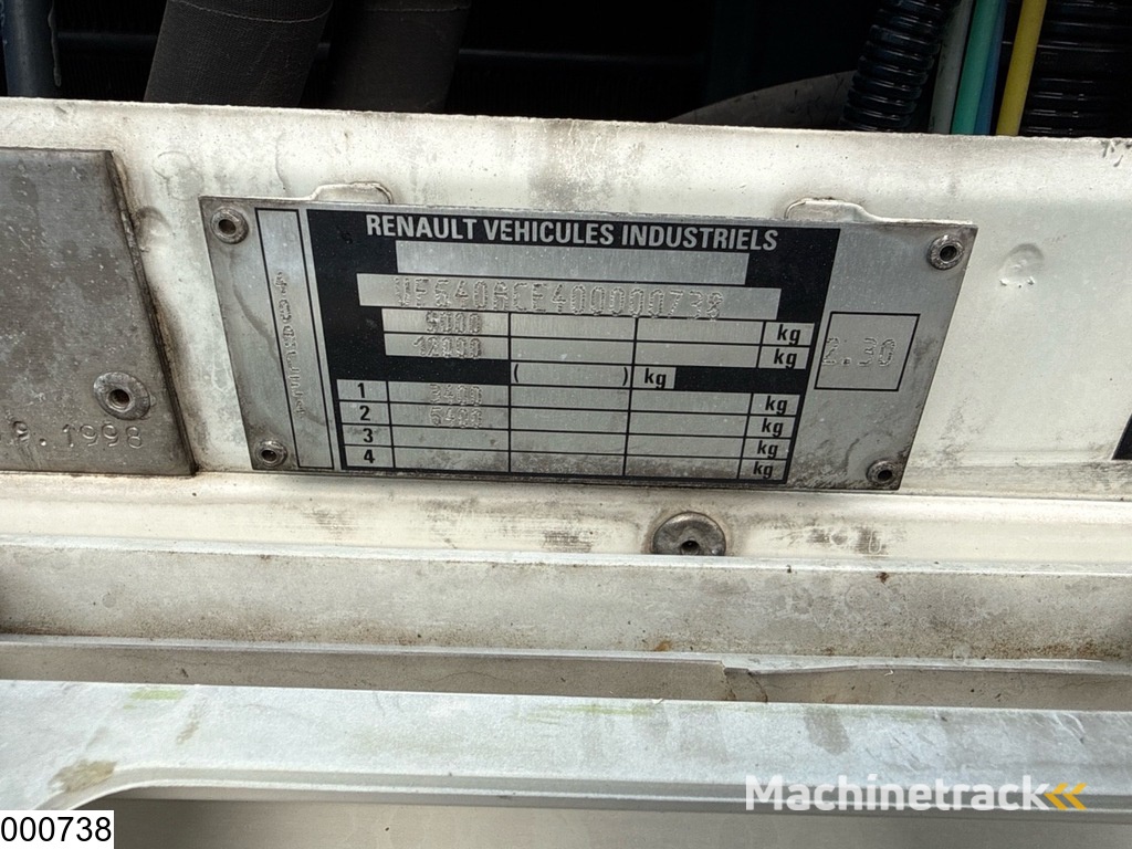 Renault S 150 Manual, Steel suspension, PTO, 4645 liter