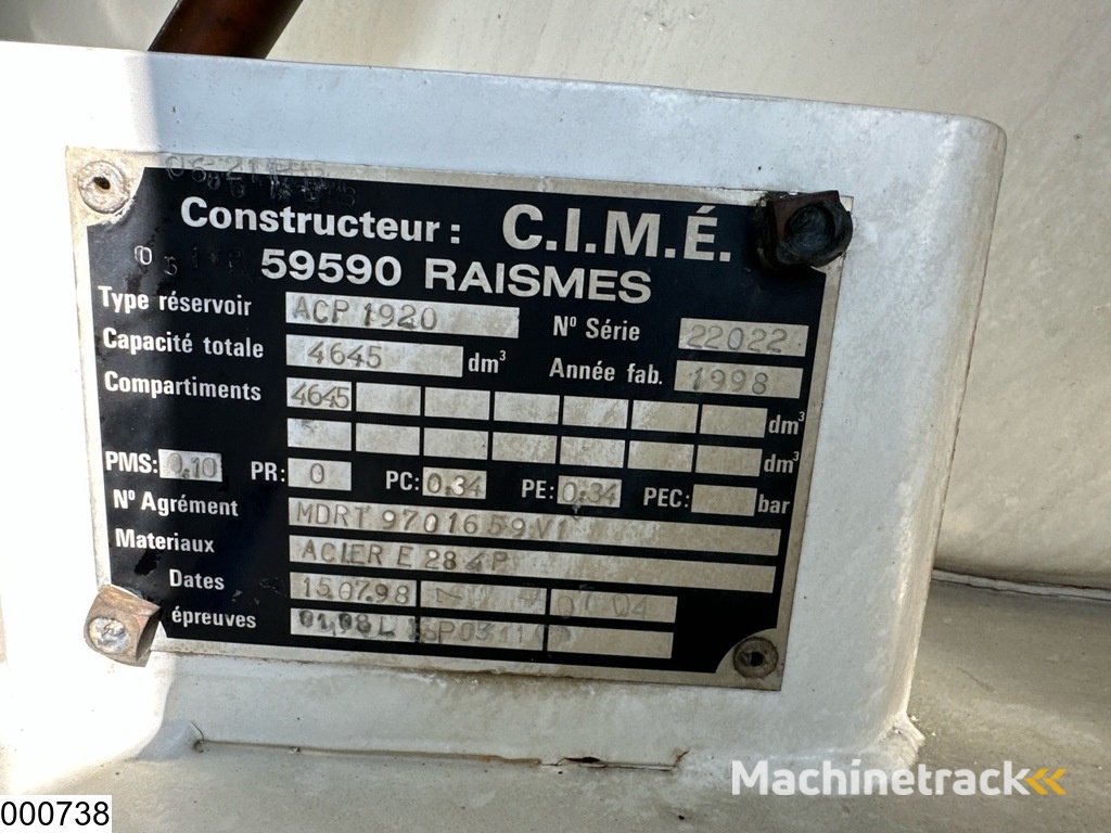 Renault S 150 Manual, Steel suspension, PTO, 4645 liter