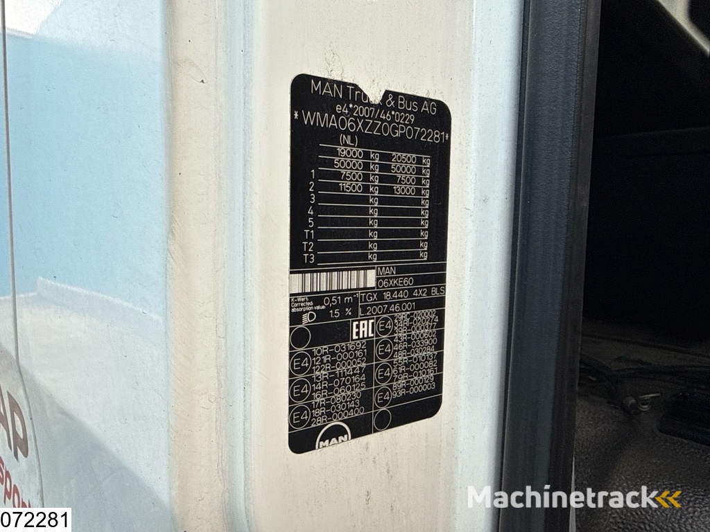 MAN TGX 18 440 EURO 6, Engine broken