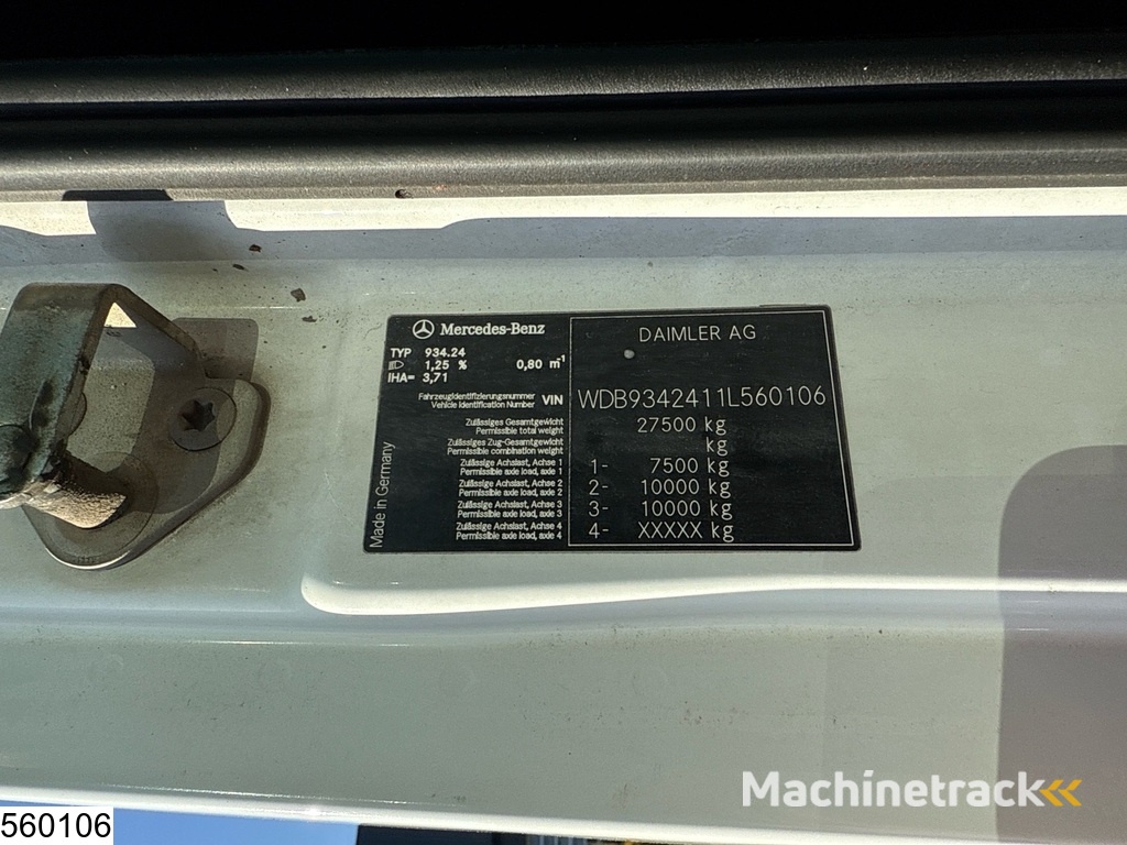 Mercedes Actros 2641 6x4, EURO 5, Hub reduction, Hydraulic