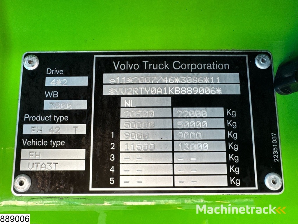 Volvo FH 460 EURO 6, Standairco, Hydraulic