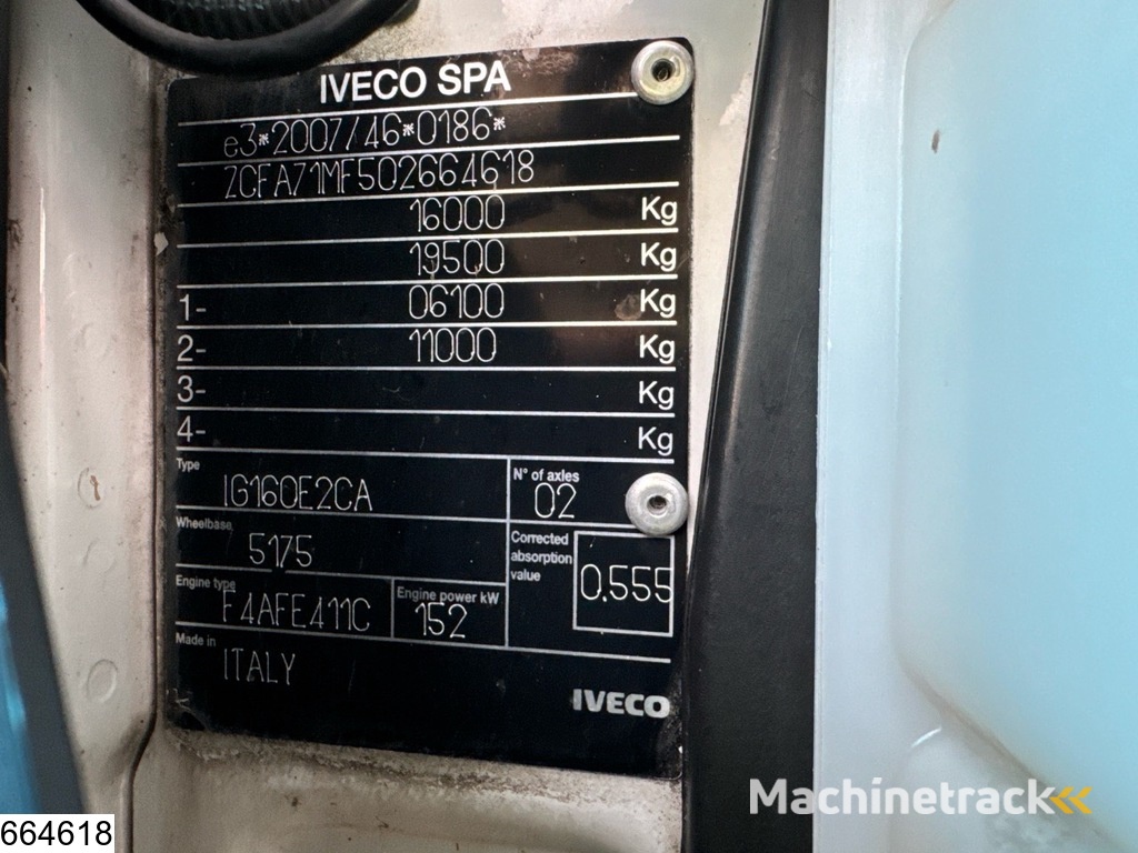 Iveco Eurocargo 160-210 EURO 6, Dhollandia