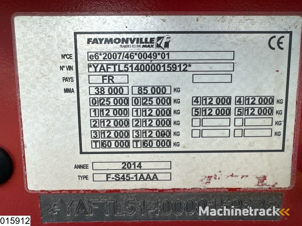 Faymonville multi max 85.000 KG, Steering axle