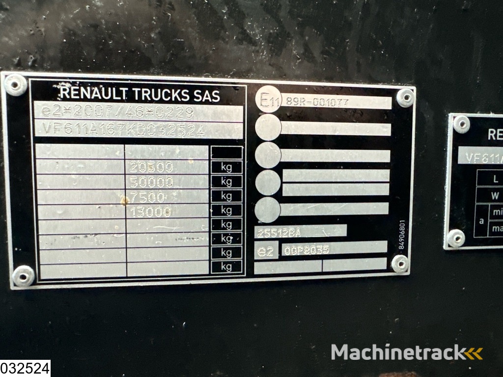 Renault T 460 EURO 6, PTO, Compressor