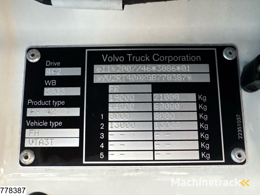Volvo FH 500 EURO 6, Standairco