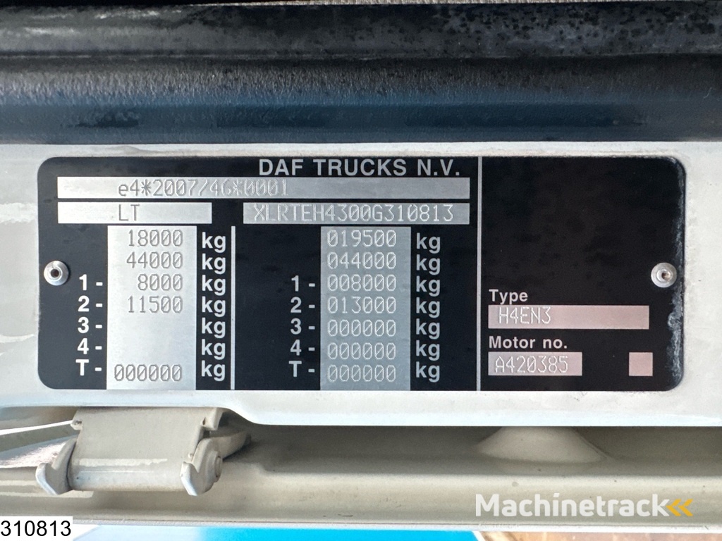 DAF XF 480 EURO 6d, ACC