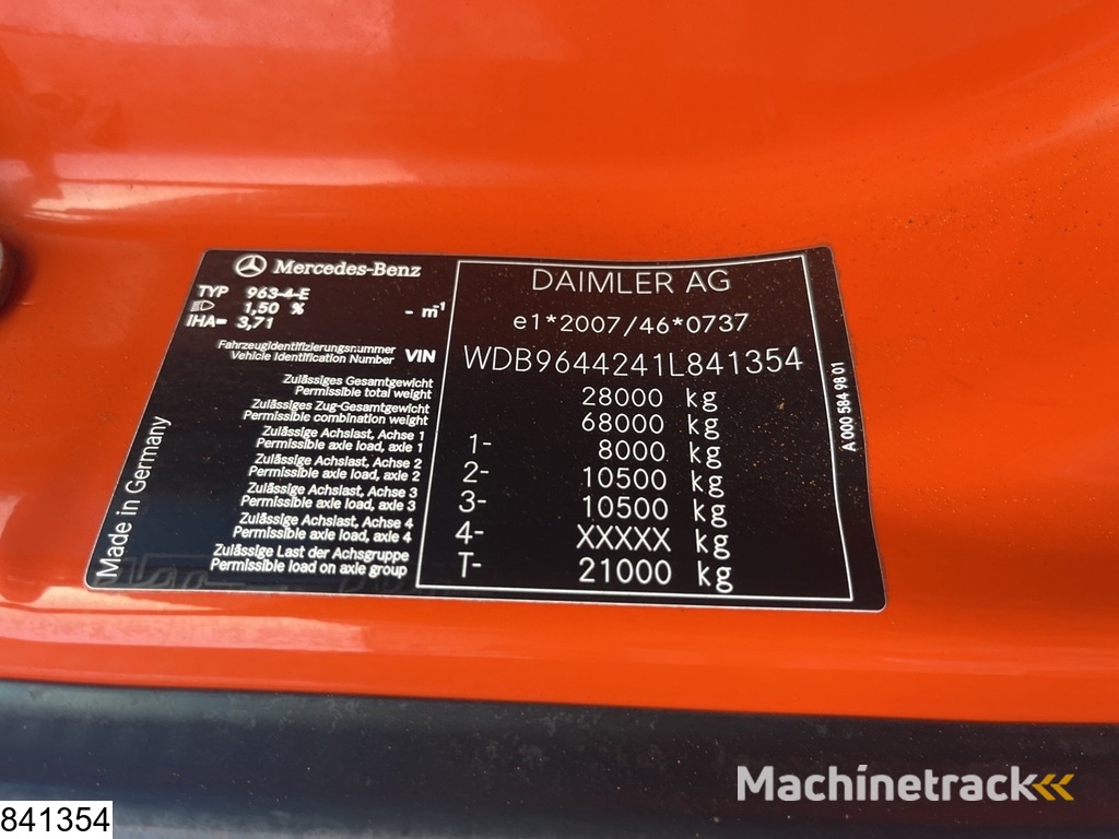 Mercedes Arocs 2648 6x4, EURO 6, Hydraulic, Retarder