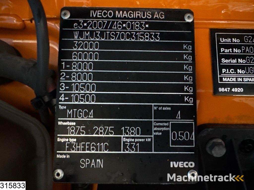 Iveco Trakker 450 8x4, EURO 6, HIAB, REMOTE