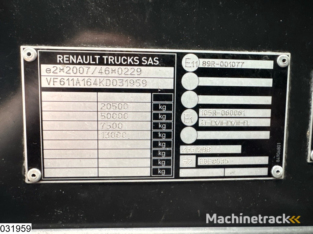 Renault T 460 EURO 6d, ADR