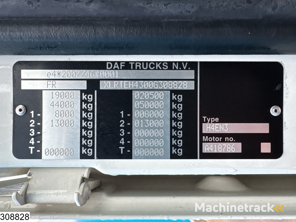 DAF XF 480 EURO 6, ACC