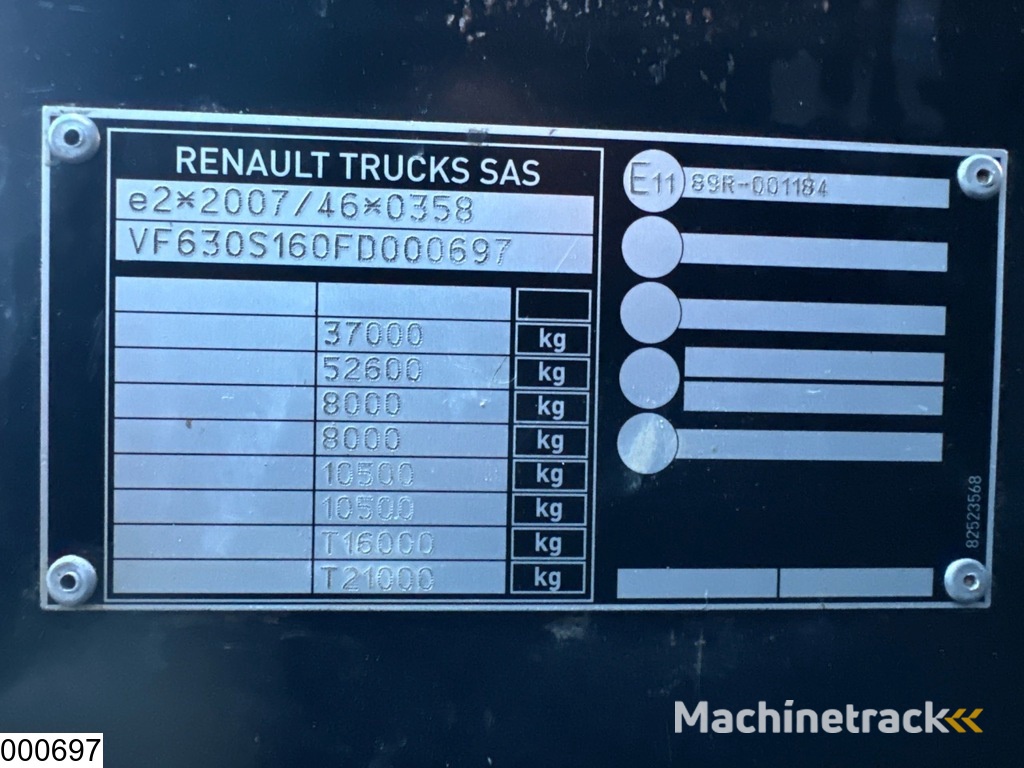 Renault C 380 8x4, EURO 6, Liebherr, 8m3, Remote