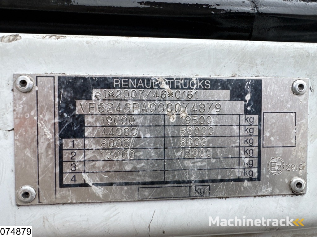Renault Premium 460 Dxi EURO 6, Blower, Compressor