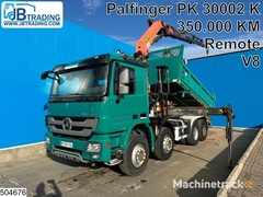 mercedes-actros-4151-8x4,-euro-5,-v8,-palfinger,-remote