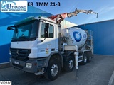 Minituur van Mercedes Actros 3241 8x4, PUMI,  Putzmeister, 21 MTR, Telligent 16