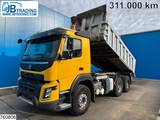 Minituur van Volvo FMX 430 EURO 6, 6x4, Manual, Steel suspension