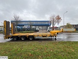 Minituur van Goldhofer Lowbed 48,000 kg, Steering axle
