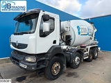 Minituur van Renault Kerax 380 Dxi 8x4, EURO 5, Imermix 9m3