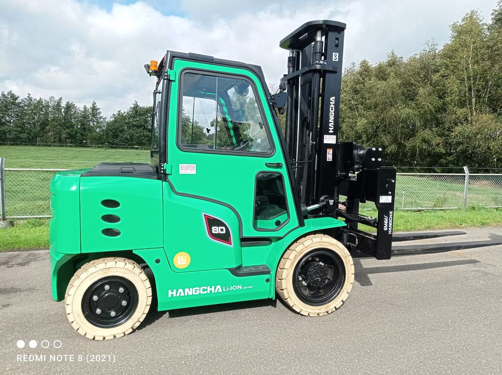 Hangcha CPD80 8 ton 4mt duplo lithium cabine
