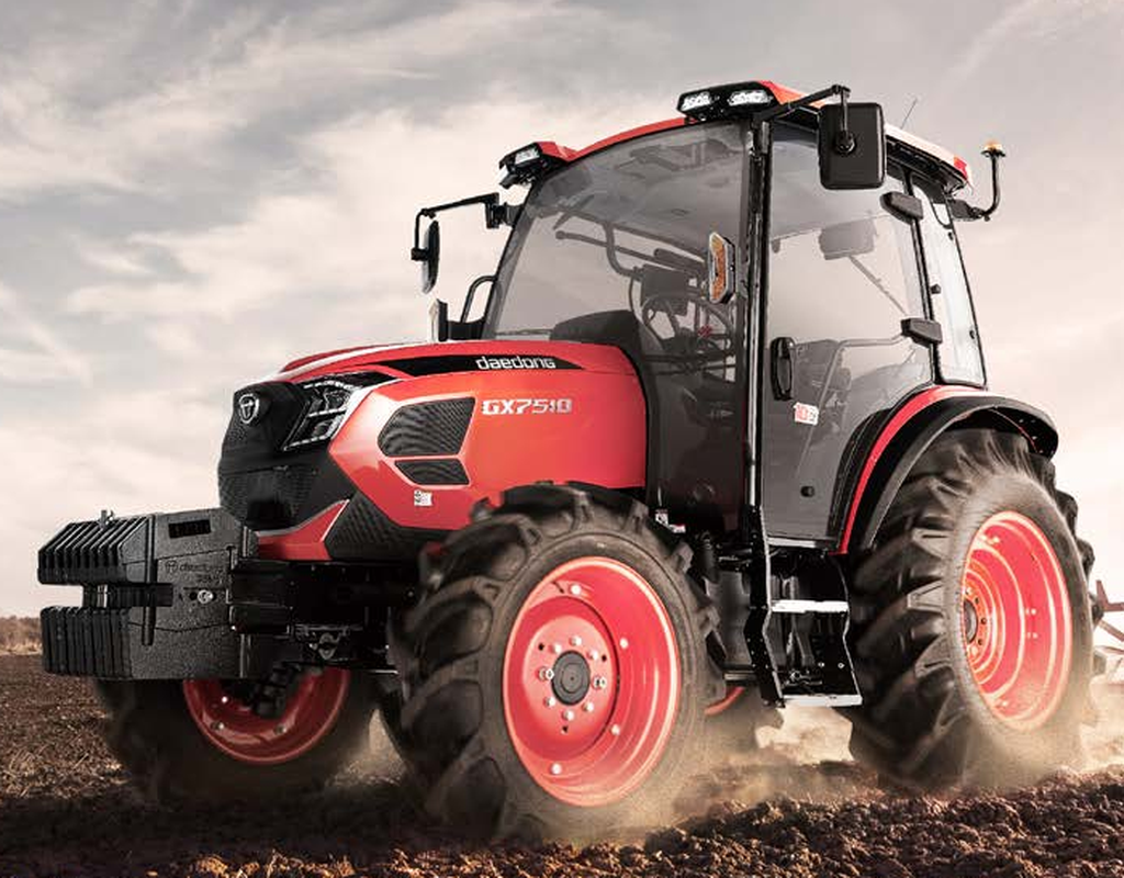 Kioti RX8040PC-GE 73 PK Cabine/airco 4wd powershuttle evt met voorlader