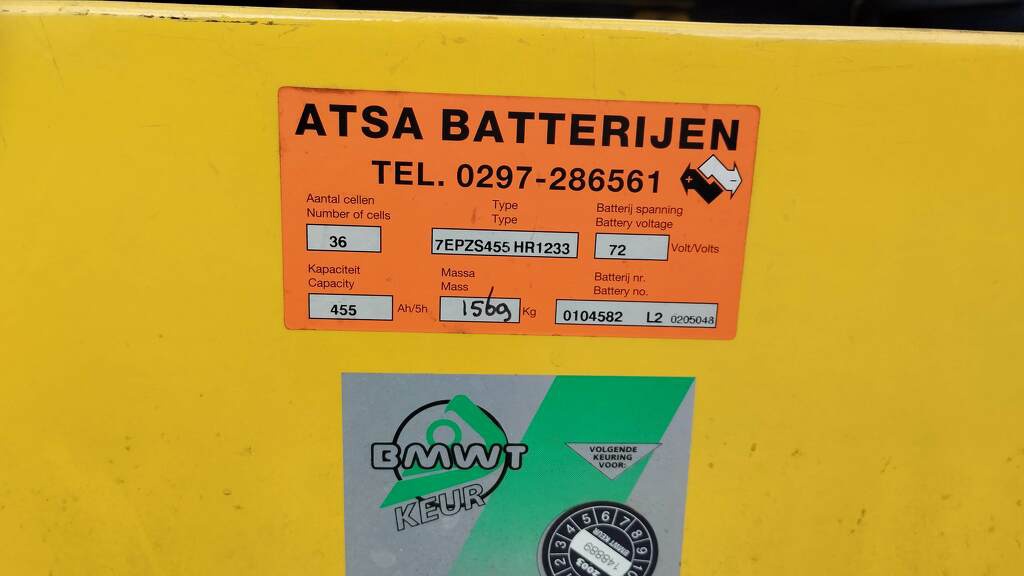 Hyster elektrisch E70B 3100KG TRIPLO 7.20 MT