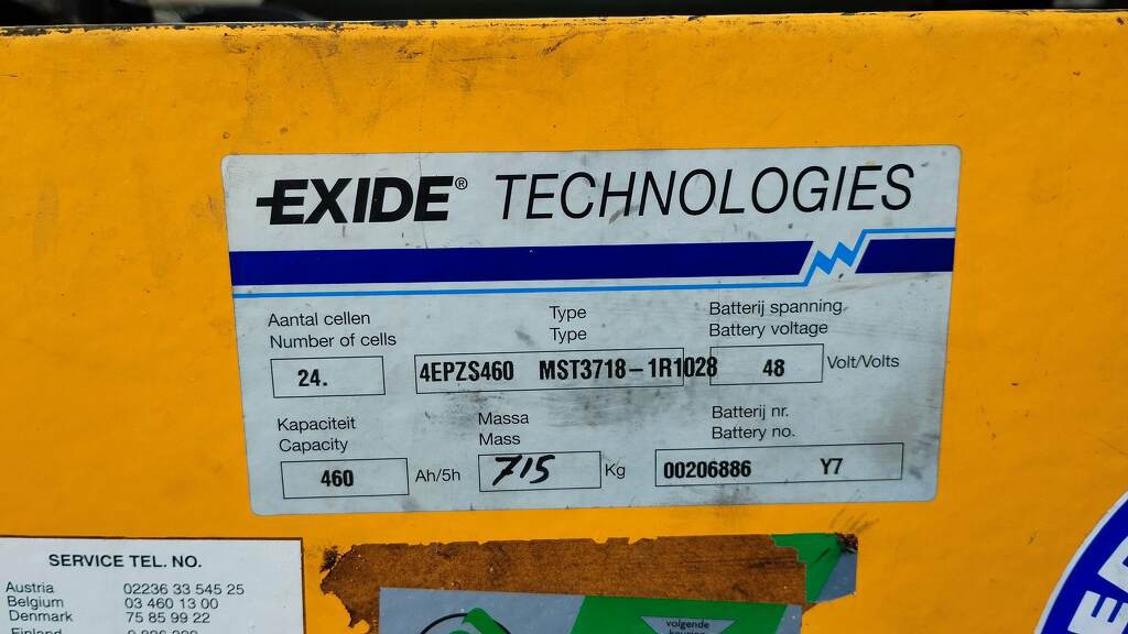 Jungheinrich EFG215 1.25 ton 3-Wieler Elektrisch, Mast 2F339 3074