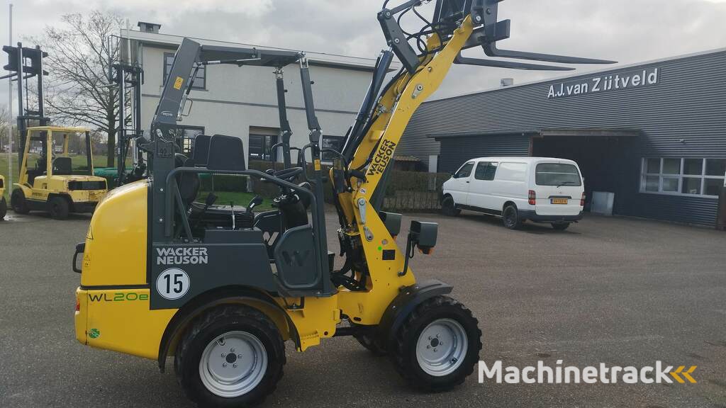 Promotie Wacker WL 20E Weidemann 1160E elek Shovel  2.4 ton bj 2021