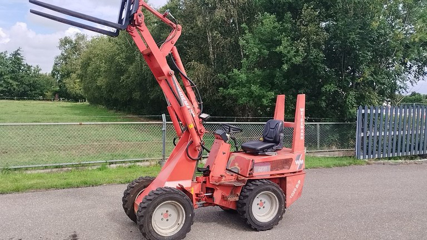 Weidemann Marge 1030D/P minishovel 22 pk  Joystick nieuwe bak , mestriek