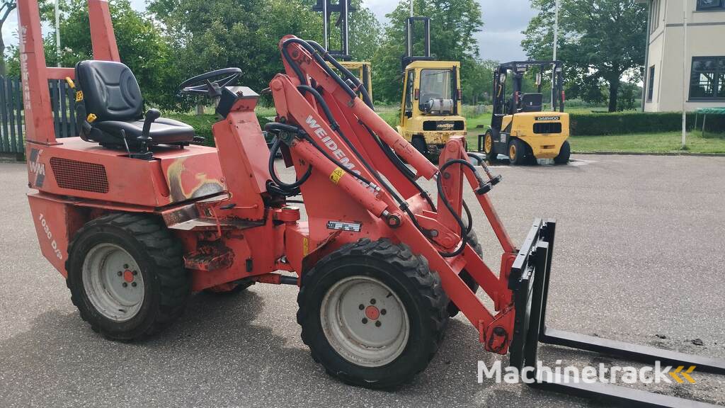 Weidemann Marge 1030D/P minishovel 22 pk  Joystick nieuwe bak , mestriek