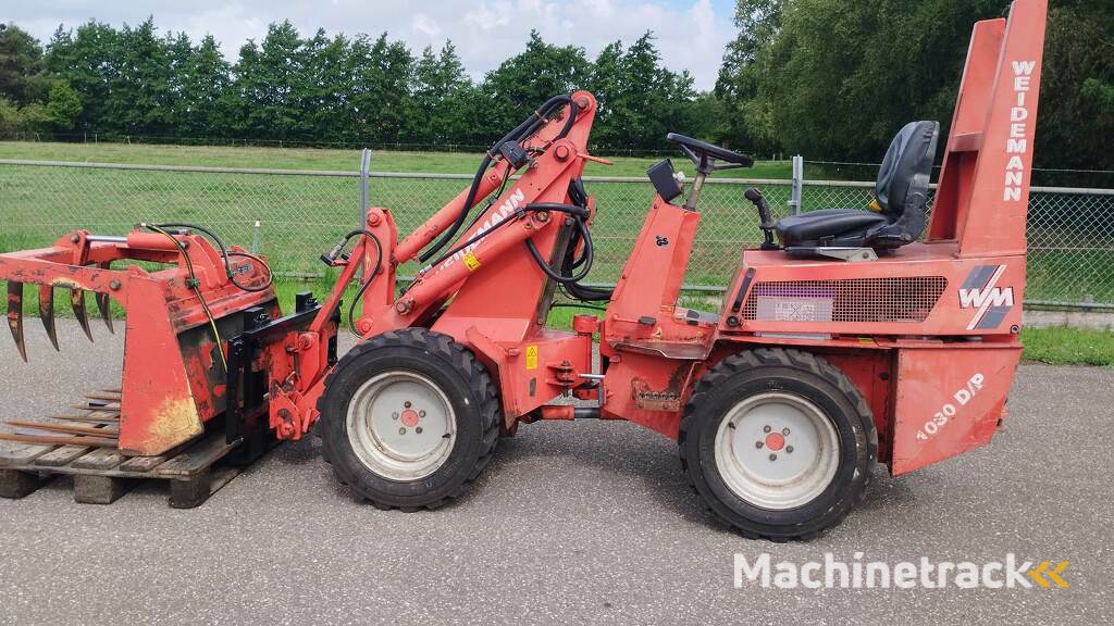 Weidemann Marge 1030D/P minishovel 22 pk  Joystick nieuwe bak , mestriek