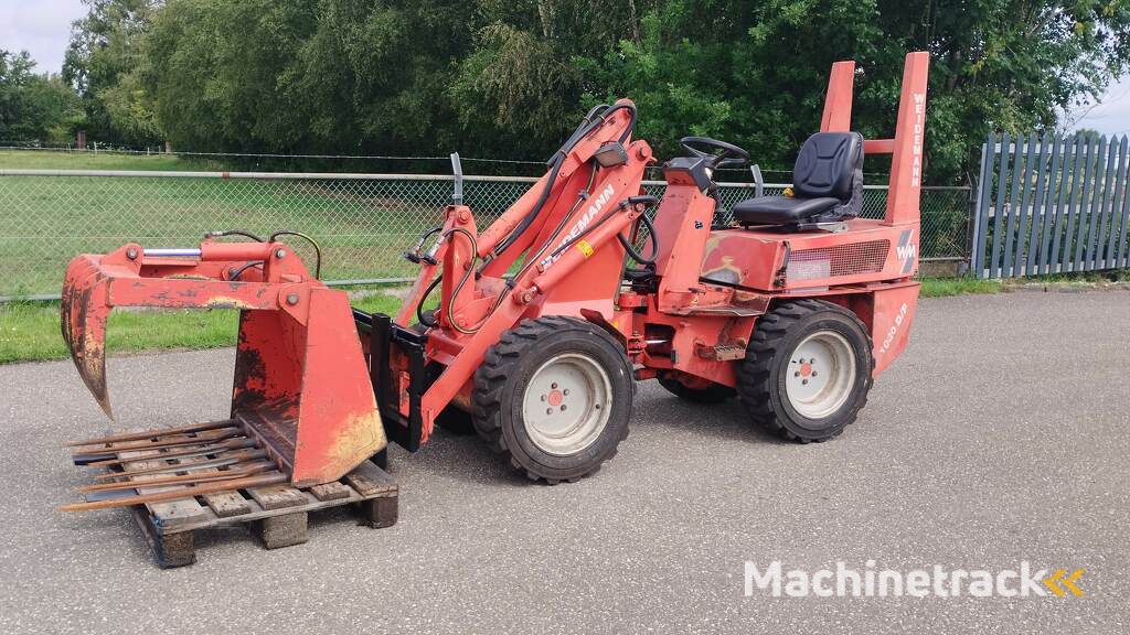 Weidemann Marge 1030D/P minishovel 22 pk  Joystick nieuwe bak , mestriek