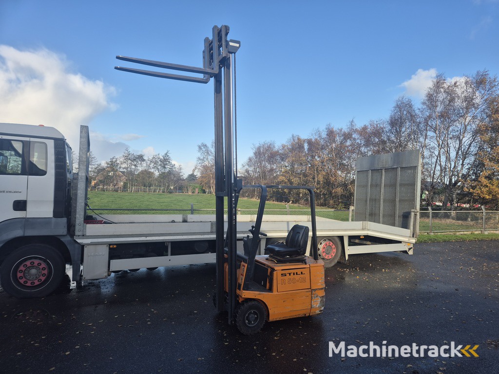 STILL R50-12  3-Wieler,  Elektrich,  1,2 Ton,  Mast 2w340,   B.J. 2002
