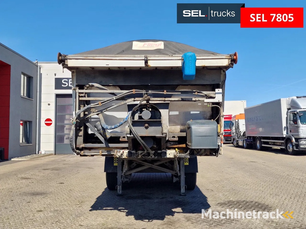 Fliegl ASS 372 Thermo Thermomulde mit abschiebetechnik / Liftachse