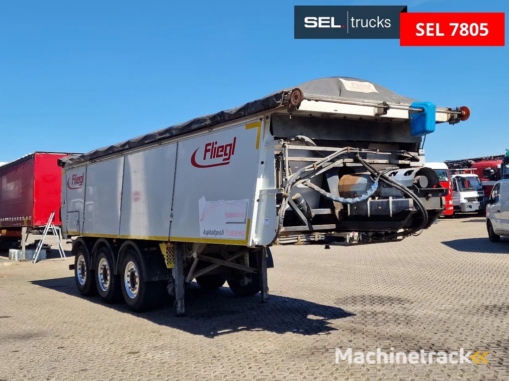 Fliegl ASS 372 Thermo Thermomulde mit abschiebetechnik / Liftachse